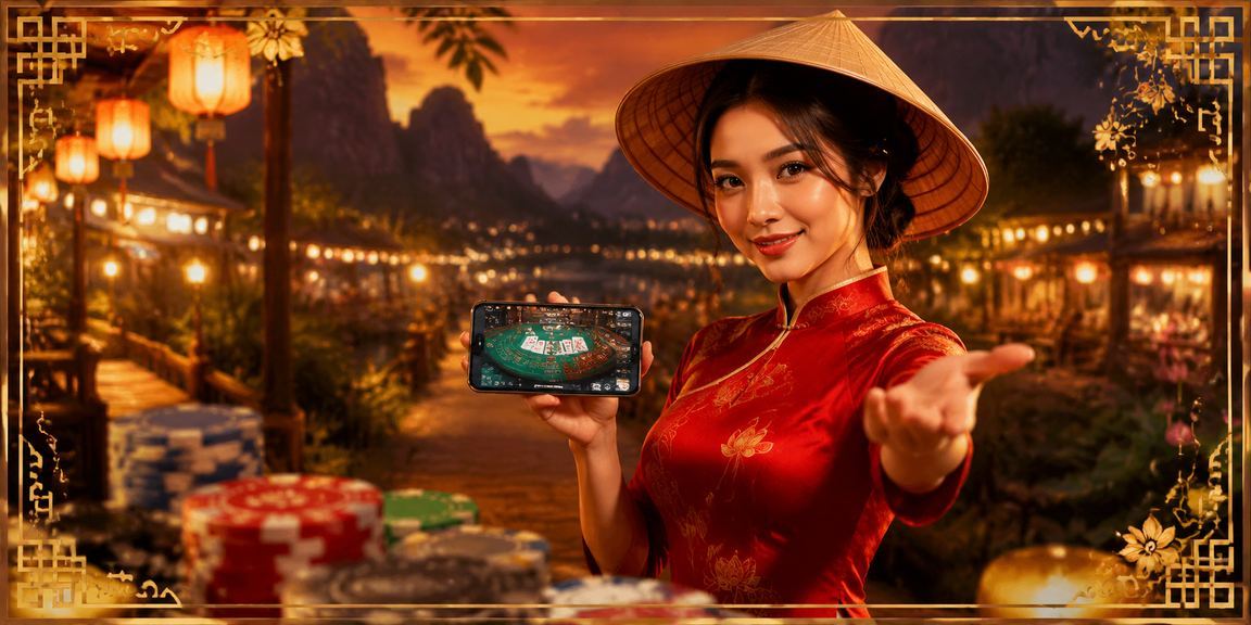 Không khí cá cược và giải trí trực tuyến tại chợ đêm Ninh Bình qua nền tảng 438